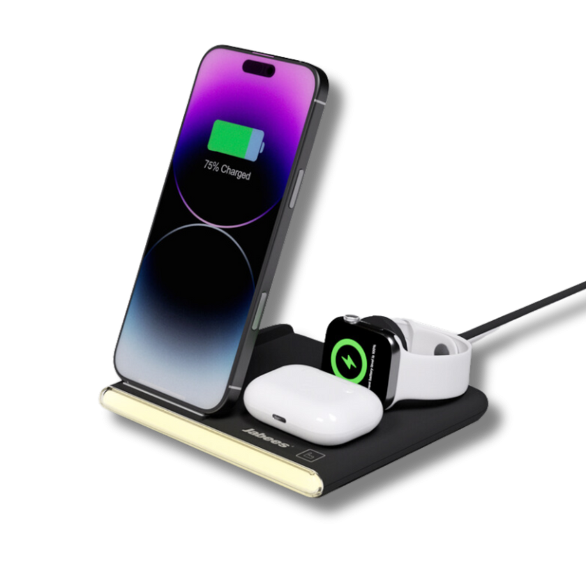 Jabees PowerGlow 4-in-1 Wireless Charging Station