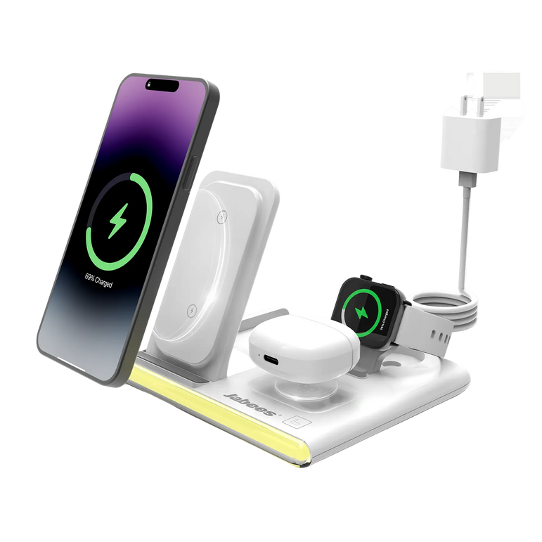 Jabees PowerGlow 4-in-1 Wireless Charging Station