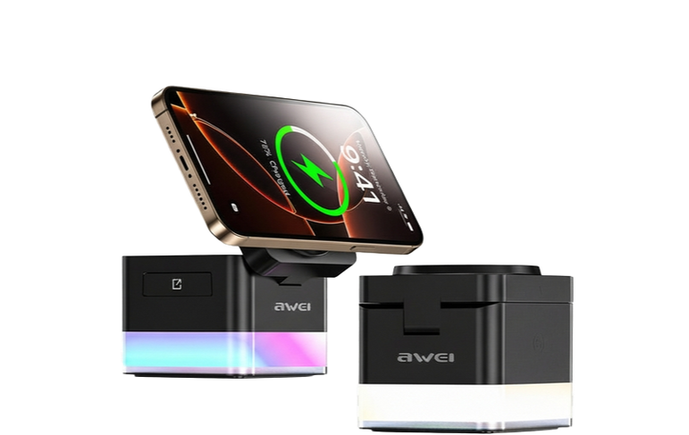 AWEI 3-in-1 Multi-function Wireless Charger