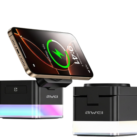 AWEI 3-in-1 Multi-function Wireless Charger