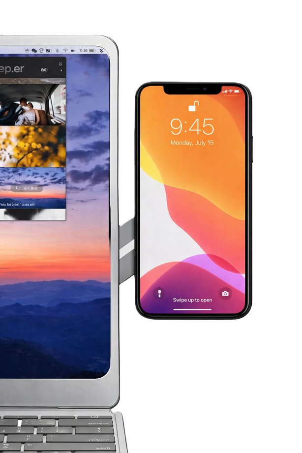 Aluminum Alloy Side-Mount Phone Holder