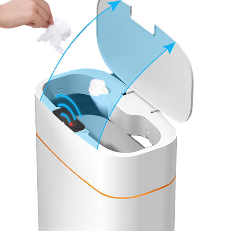 Coș de gunoi inteligent automat cu capac cu senzor