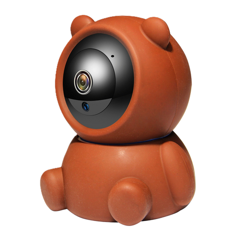 1080P WiFi Baby Monitor Bear Camera – Auto Tracking & Night Vision (EU)