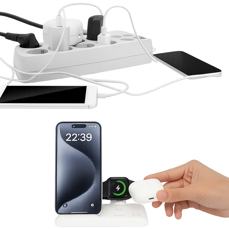 Jabees PowerGlow 4-in-1 Wireless Charging Station
