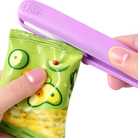 Kitchen Food Saver Sealer Clip – Portable Plastic Bag Heat Sealer for Snacks & Food Storage, Mini Packing Gadget 100V–240V