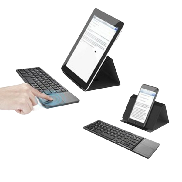 Compact Folding Bluetooth Keyboard for Travel