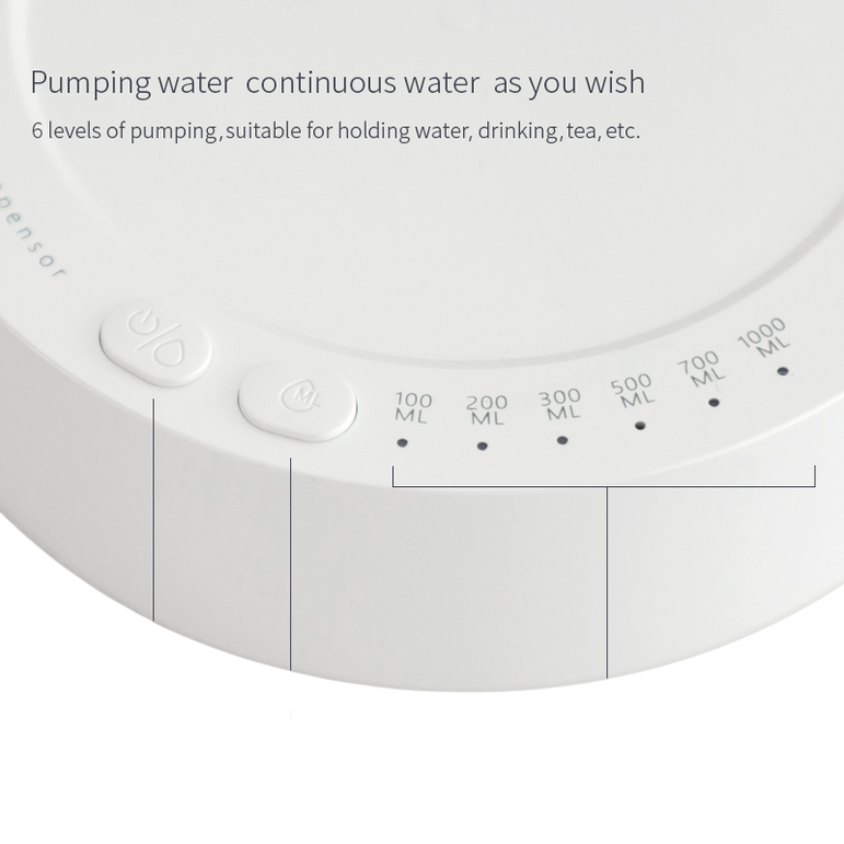 Portable and Rechargeable Desk Water Dispenser