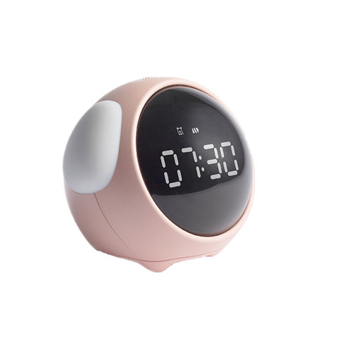Wake Up Light Alarm Clock – Digital Sunrise Alarm with Pixel Expression Display