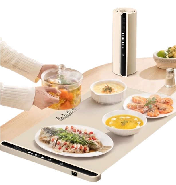 Portable Electric Food Warmer Tray with 3 Heat Settings
