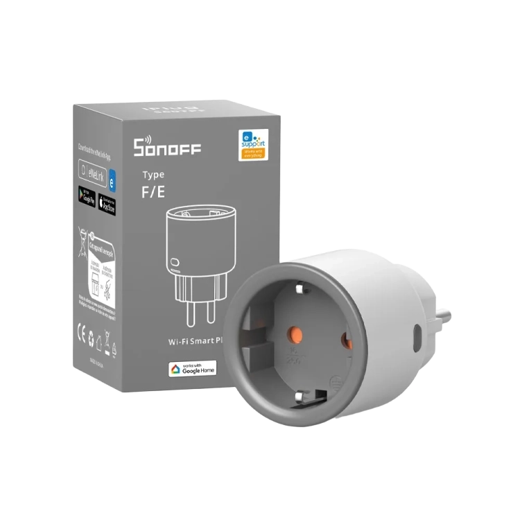 SONOFF S60 Smart Plug for Alexa & Google Home - Eclommerce