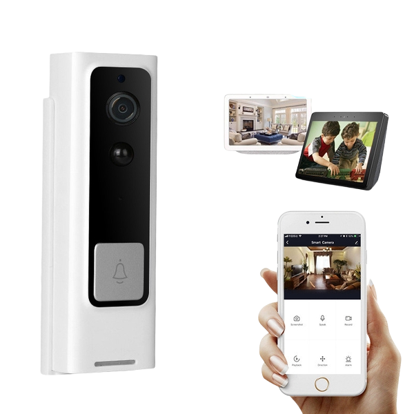 Smart 1080P WiFi Video Doorbell with Two-Way Intercom