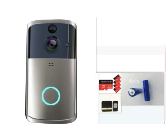 Cameră video inteligentă WiFi cu sonerie video și interfon bidirecțional
