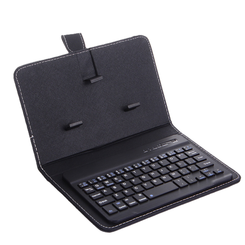 Black keyboard case with built-in keyboard no background