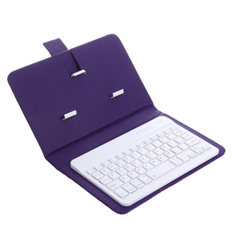 Ultra-Thin Mobile Phone Bluetooth Keyboard Leather Case