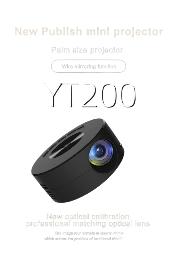 YT200 Mini Mobile Portable Projector