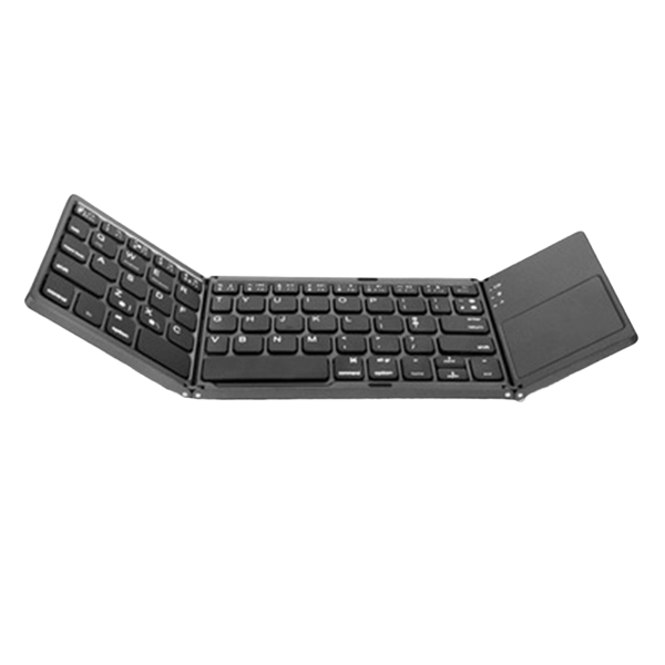Compact Folding Bluetooth Keyboard for Travel